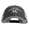 Mt Whitney Embroidered Big Size Cotton Trucker Cap - Black XL-3XL
