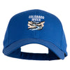 Colorado River Embroidered Solid Cotton Twill Cap - Royal OSFM