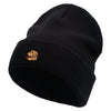 Golden Retriever Embroidered Big Size Acrylic Long Beanies - Black XL-3XL