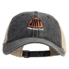 John Muir Trail Embroidered Pigment Dyed Mesh Cap - Black Khaki OSFM