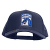 Licensed 18th Airborne Corps Embroidered Solid Cotton Twill Mesh Prostyle Cap - Navy OSFM
