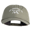 Mt Whitney Embroidered Low Profile Normal Dyed Cotton Cap - Olive OSFM