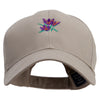 Realistic Saffron Embroidered Low Profile Structured Cap - Khaki OSFM