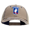 Licensed 173rd Airborne Brigade Combat Team Embroidered Low Profile Special Cotton Mesh Cap - Khaki OSFM