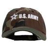 Licensed U.S Army Star Embroidered Enzyme Washed Camo Cap - City OSFM