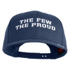 The Few The Proud Embroidered Solid Cotton Twill Pro Style Cap - Navy OSFM