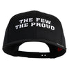 The Few The Proud Embroidered Solid Cotton Twill Pro Style Cap - Black OSFM