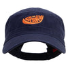 Orange Slice Embroidered Big Size Adjustable Ripstop Army Cap - Navy OSFM
