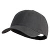 6 Panel Washed Low Profile Dad Hat - Charcoal-Grey OSFM