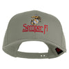 United States Marines Semper Fi Emblem Embroidered Solid Cotton Twill Pro Style Cap - Grey OSFM