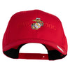 Devil Dog Embroidered Solid Cotton Twill Pro Style Cap - Red OSFM