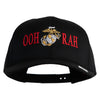 Ooh Rah Embroidered Solid Cotton Twill Pro Style Cap - Black OSFM