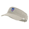 Licensed 11th Airborne Division Embroidered Cotton Twill Washed Visor - Stone OSFM