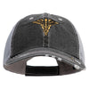 U.S. Army Veterinary Corps Embroidered Low Profile Special Cotton Mesh Cap - Black OSFM