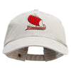 Argo Boat Embroidered Pigment Dyed Wash Cap - Putty OSFM