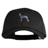 Doberman Embroidered New High Profile Twill Caps - Black OSFM