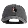 Australian Shepherd Embroidered Pigment Dyed Wash Caps - Black OSFM