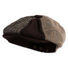 Men's Mix Patchwork Wool 8 Panel Newsboy