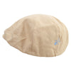 Shooting Star Embroidered Big Size Men's Linen Ivy Cap - Khaki XL-2XL