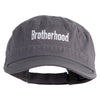 Brotherhood Embroidered Enzyme Regular Solid Army Cap - Grey OSFM