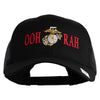 Ooh Rah Embroidered Solid Cotton Twill Mesh Prostyle Cap - Black OSFM