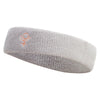 Pluto Logo Embroidered Head Band (Terry) - Lt-Grey OSFM