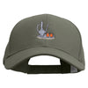 Hand Drawn Teapot Embroidered New Big Size High Profile Twill Cap - Grey XL-3XL
