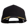 Gold Oak Leaves Emblem Patched New Big Size Trucker Mesh Cap - Black XL-3XL