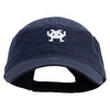 Arcade Game Icon Embroidered Garment Washed Adjustable Army Cap - Navy OSFM
