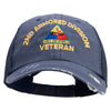 U.S. Army 2nd Armored Division Embroidered Low Profile Special Cotton Mesh Cap - Navy OSFM