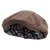 Big Size Plaid Regular Ivy Cap - Tan XL-2XL