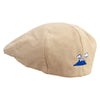 Mount Fuji Symbol Embroidered Big Mesh Ivy Cap - Khaki XL-2XL