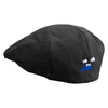 Mount Fuji Symbol Embroidered Big Mesh Ivy Cap - Black XL-2XL