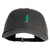 Topiary Embroidered Pigment Dyed Special Cotton Cap - Black OSFM