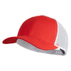 6 Panel Structured Twill Trucker Cap - Red-White OSFM