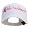 Breast Cancer Ribbon Survivor Embroidery Cap