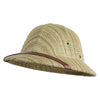 UPF 50+ Pith Helmet Twisted Toyo with Flower Ribbon