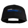 Loading Bar Embroidered Solid Cotton Twill Pro Style Cap - Black OSFM