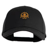 Steampunk Octopus Embroidered 6 Panel Low Profile Structured Baseball Cap - Black OSFM