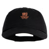 Steampunk Top Hat Embroidered Low Profile Dyed Cotton Twill Cap - Black OSFM
