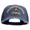 U.S. Army 2nd Infantry Division Embroidered Low Profile Special Cotton Mesh Cap - Navy OSFM