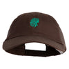 Forest Druid Emblem Embroidered Big Size Cotton Mesh Cap - Brown Brown XL-3XL