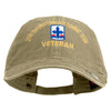 U.S. Army 29th Infantry Brigade Combat Team Embroidered Washed Solid Pigment Dyed Cotton Twill Brass Buckle Cap - Khaki OSFM