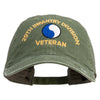 U.S. Army 29th Infantry Division Embroidered Washed Solid Pigment Dyed Cotton Twill Brass Buckle Cap - Olive OSFM