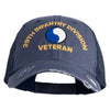 U.S. Army 29th Infantry Division Embroidered Low Profile Special Cotton Mesh Cap - Navy OSFM