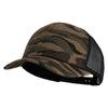 5 Panel Washed Denim Mesh Trucker Cap - Green-Camo OSFM