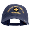 U.S. Army 33rd Infantry Brigade Combat Team Embroidered Washed Solid Pigment Dyed Cotton Twill Brass Buckle Cap - Navy OSFM