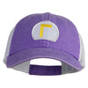 Waluigi Patched Washed Pigment Dyed Twill Trucker Cap - Purple-White OSFM