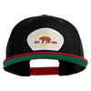 Yosemite National Park Patched Classic Snapback Wool Blend 2 Tone Cap - Black-Red OSFM