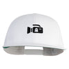 Ghost Cam Embroidered Brushed Cotton Twill High Profile Extra Size Cap - White XL-3XL